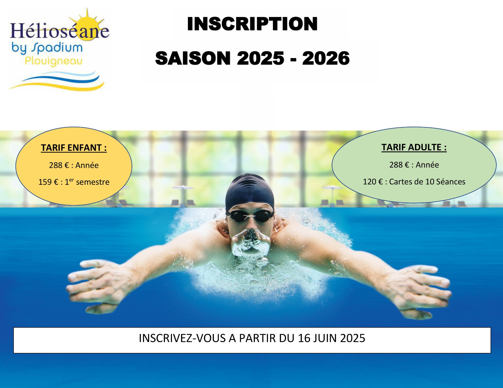 inscription natation 2025 2026